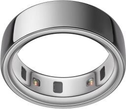 An Oura Ring in silver